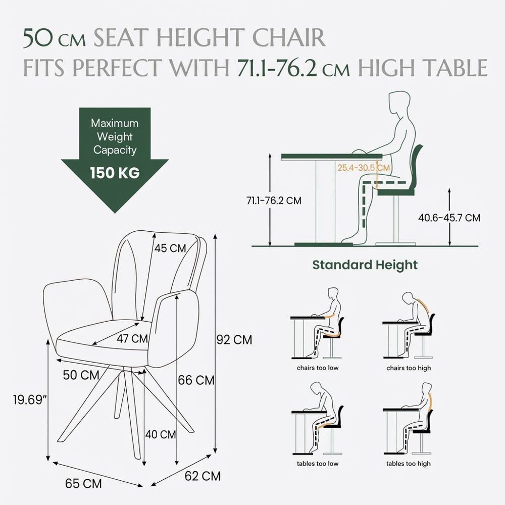 Brown Brown & wood color Fabric Dining Chairs