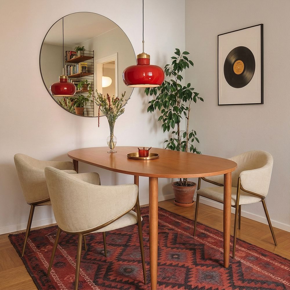Fully Assembled Beige & Bronze Cotton Linen Dining Chairs