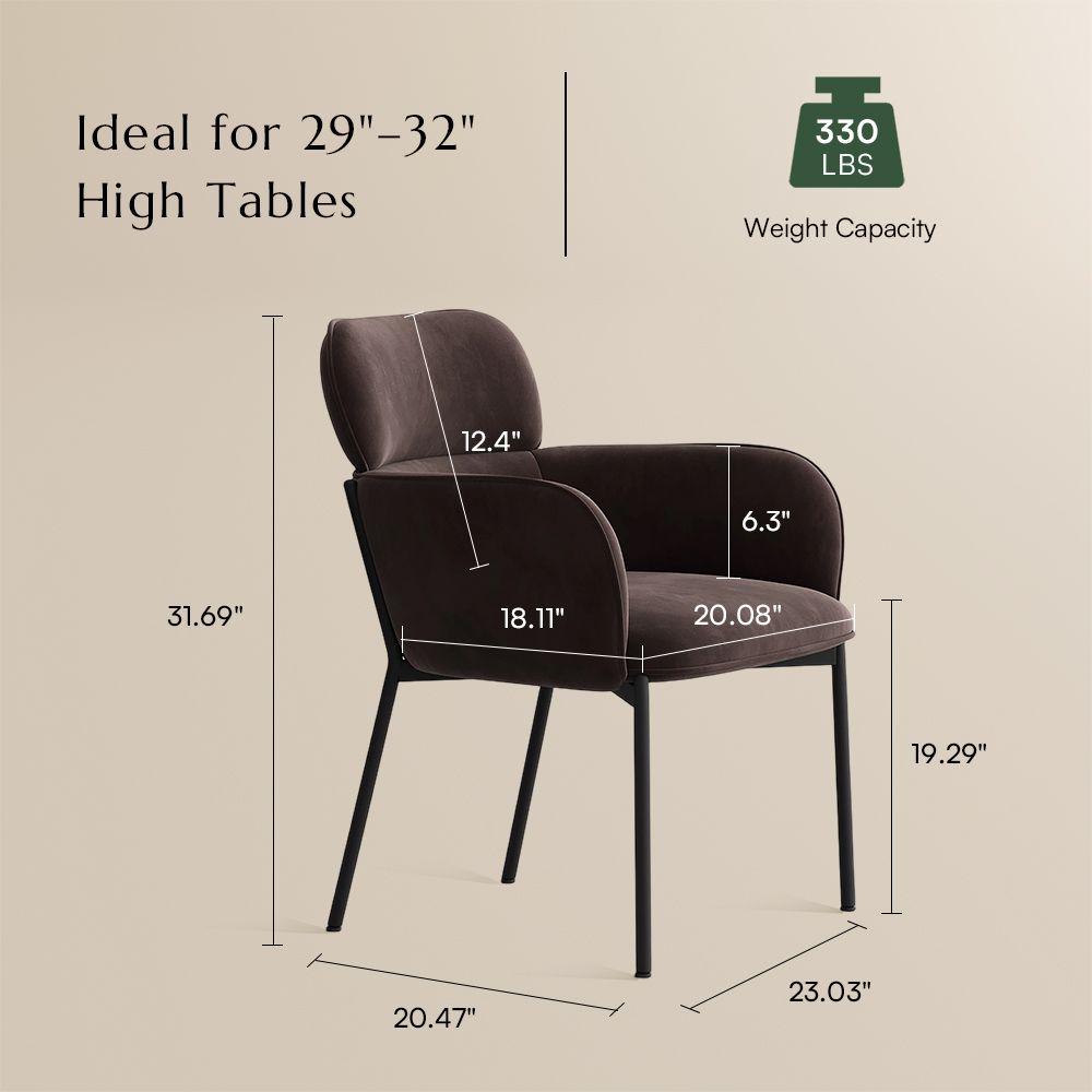 Gray Gray Velvet Dining Chairs
