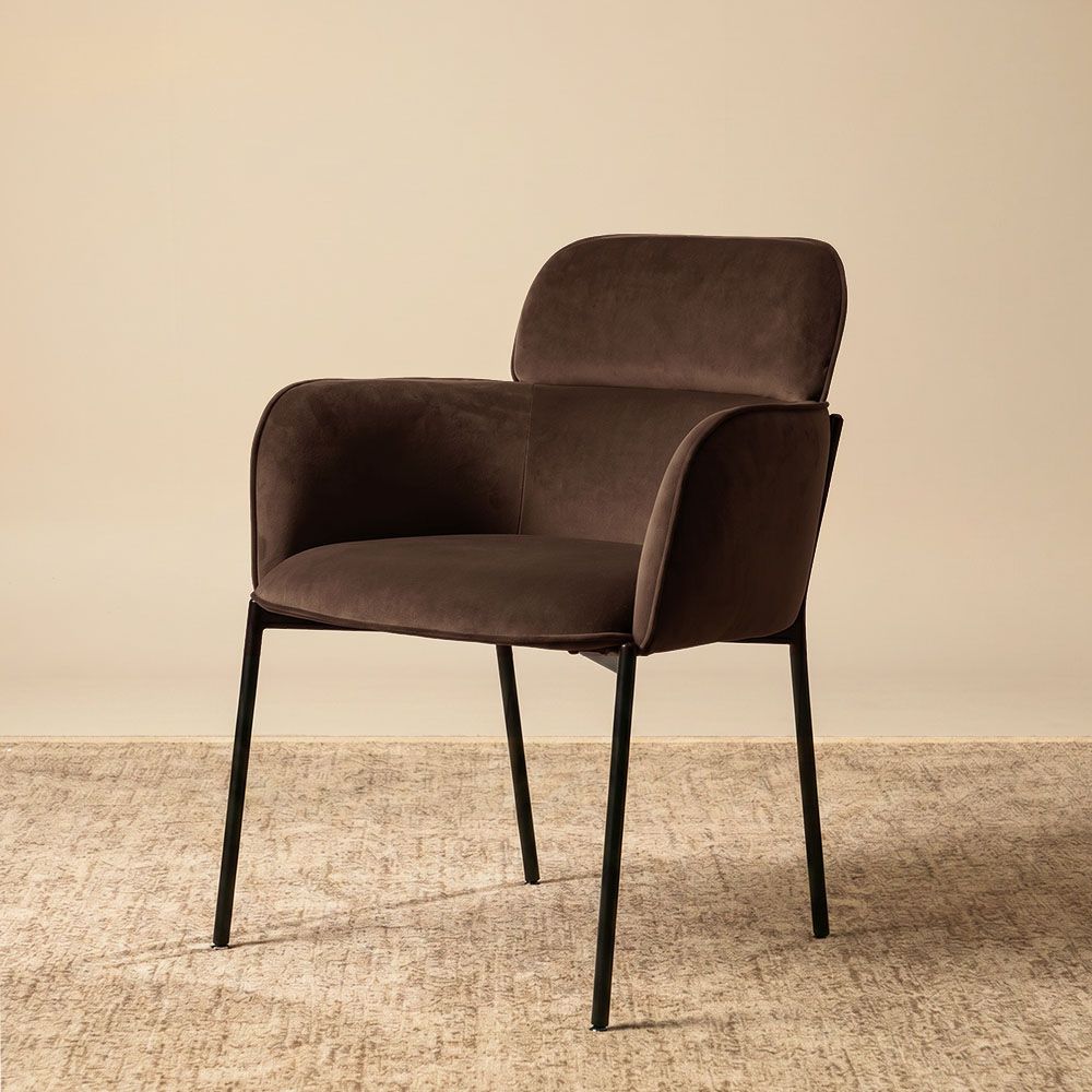 Gray Gray Velvet Dining Chairs