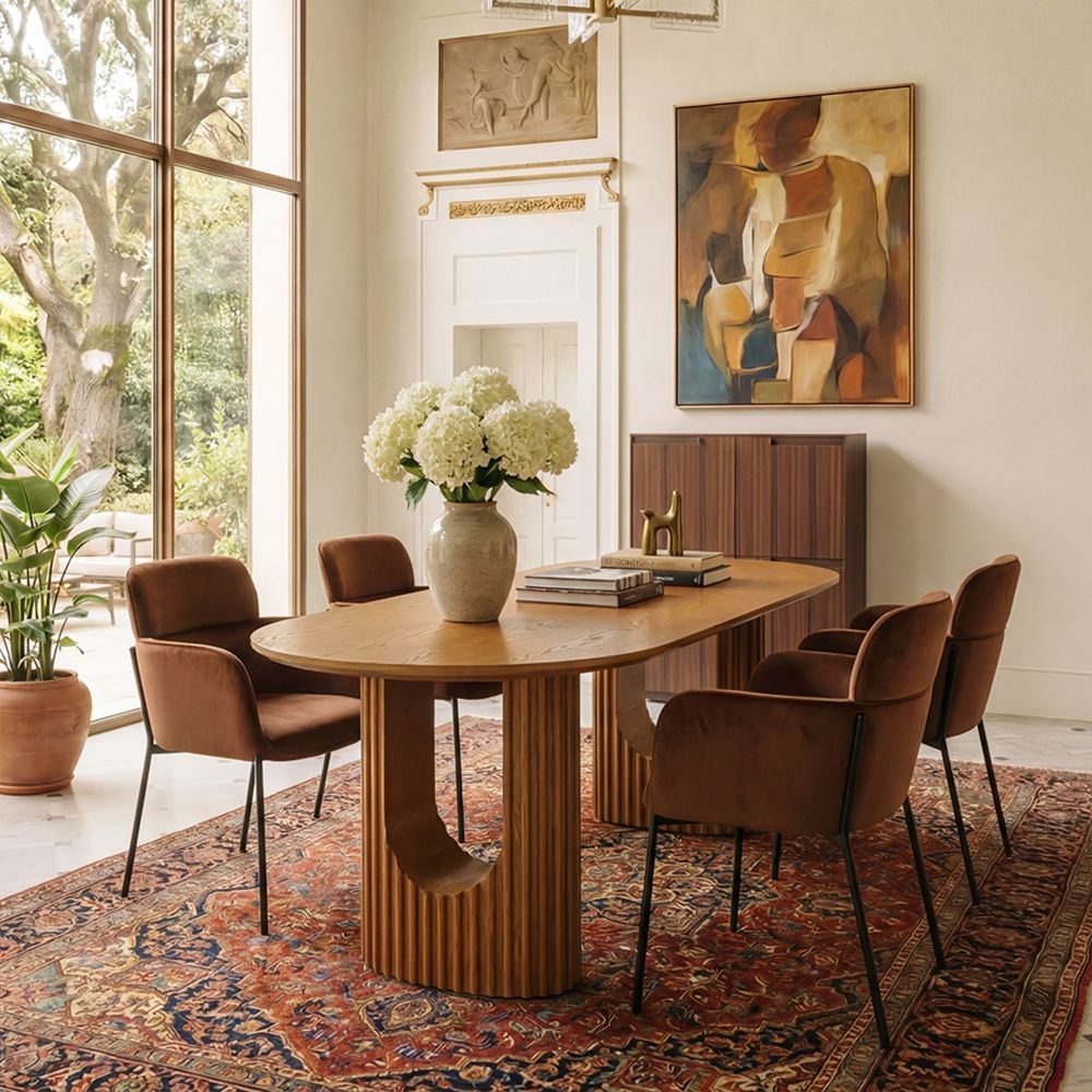 Velvet Brown Velvet Dining Chairs