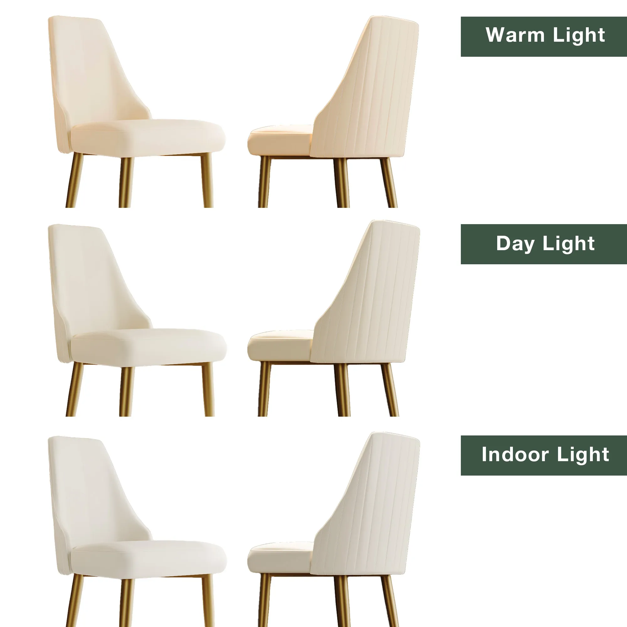 White Glossy Sintered Stone Dining Room Set