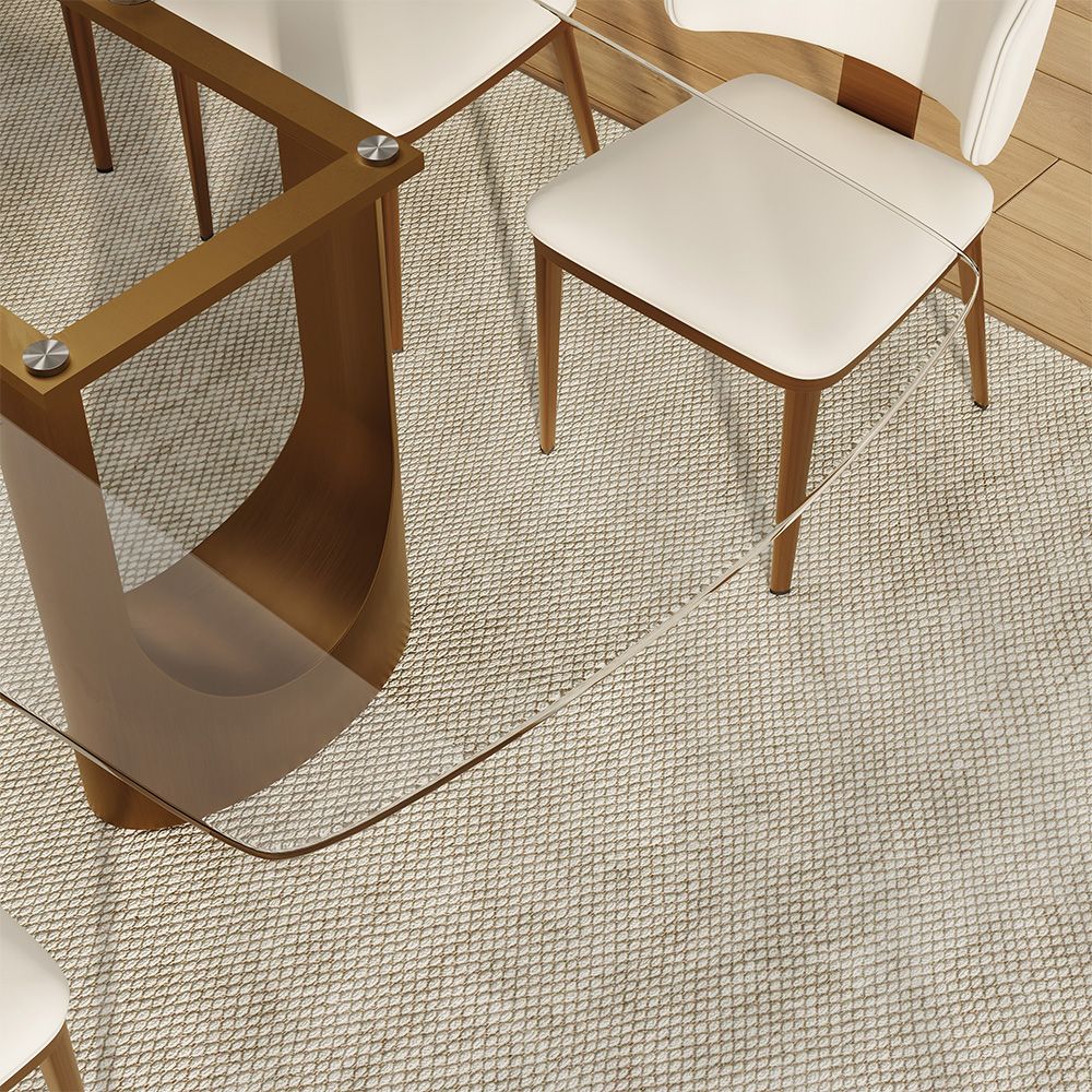 Glass Clear Tempered Glass Dining Room Set