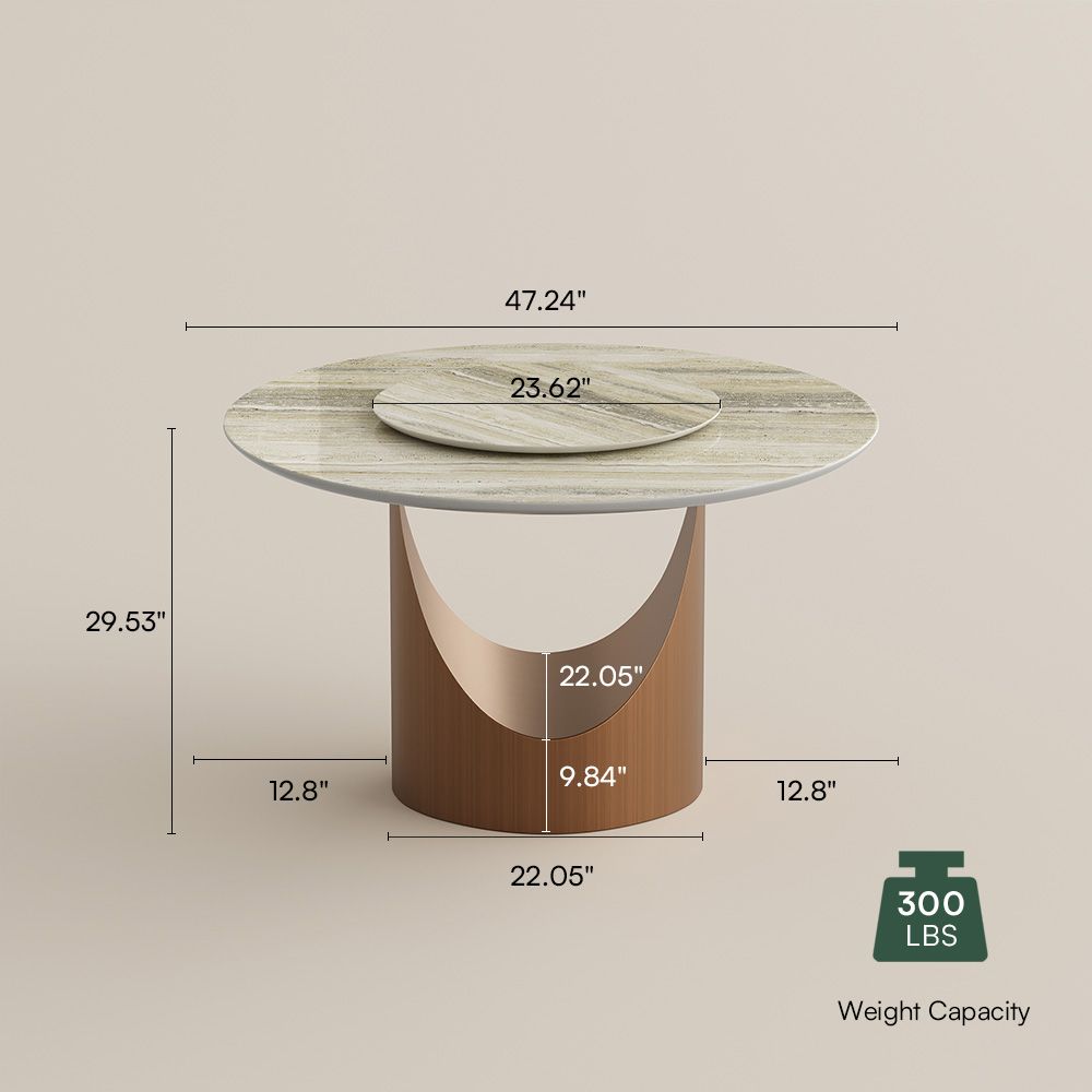 Yellow Natural Marble Dining Tables