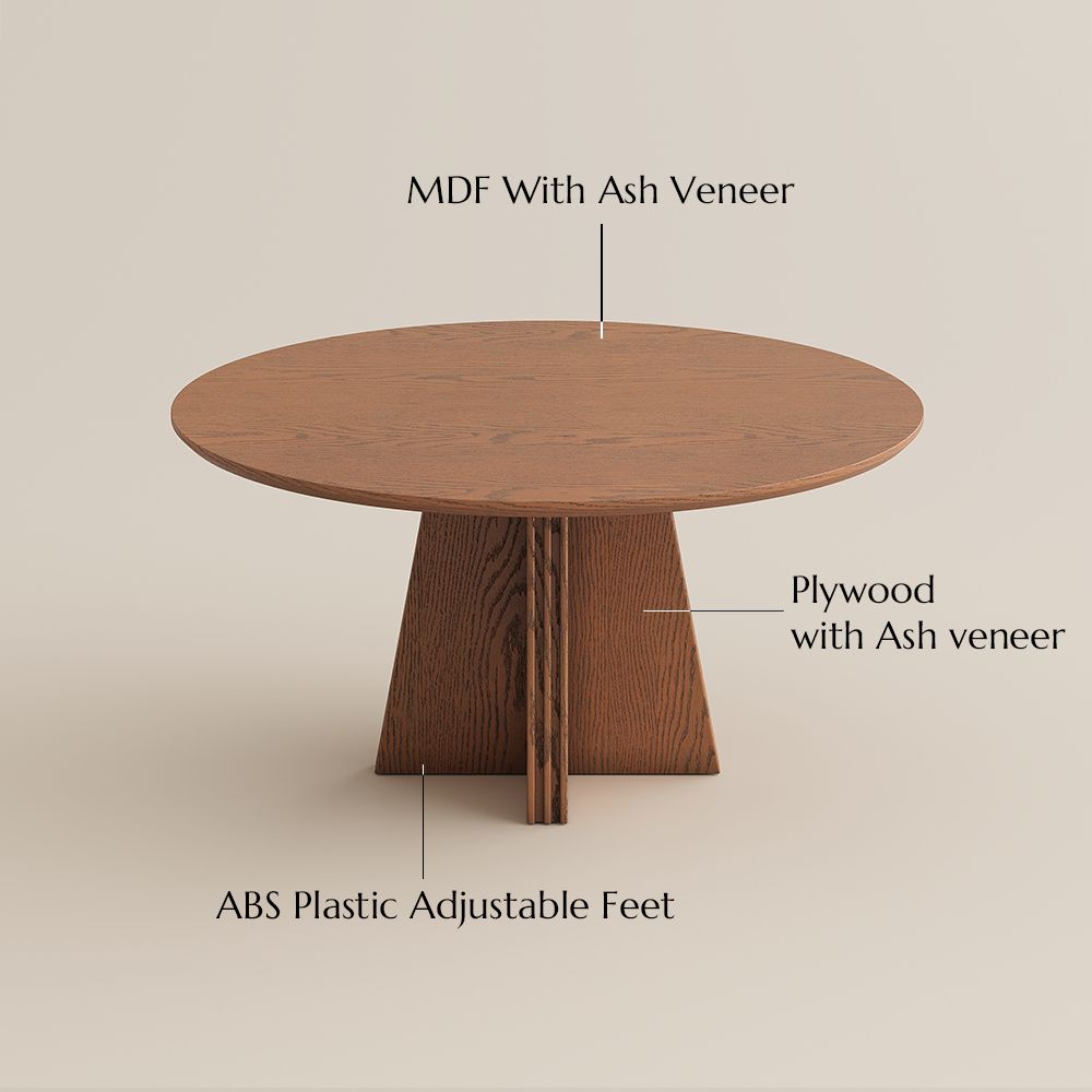 Nordic Walnut Color Plywood Dining Tables