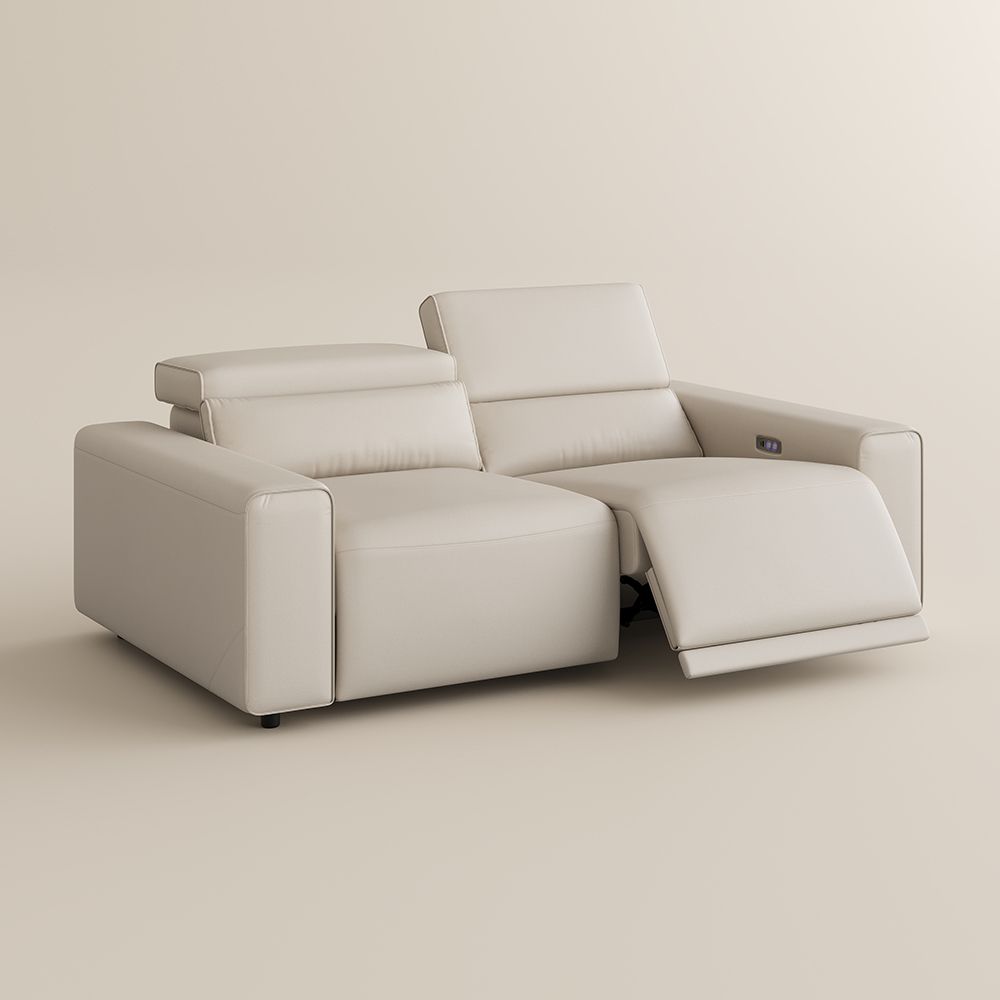 On the Ground Beige Eco-friendly Microfiber Leather Smart Furniture