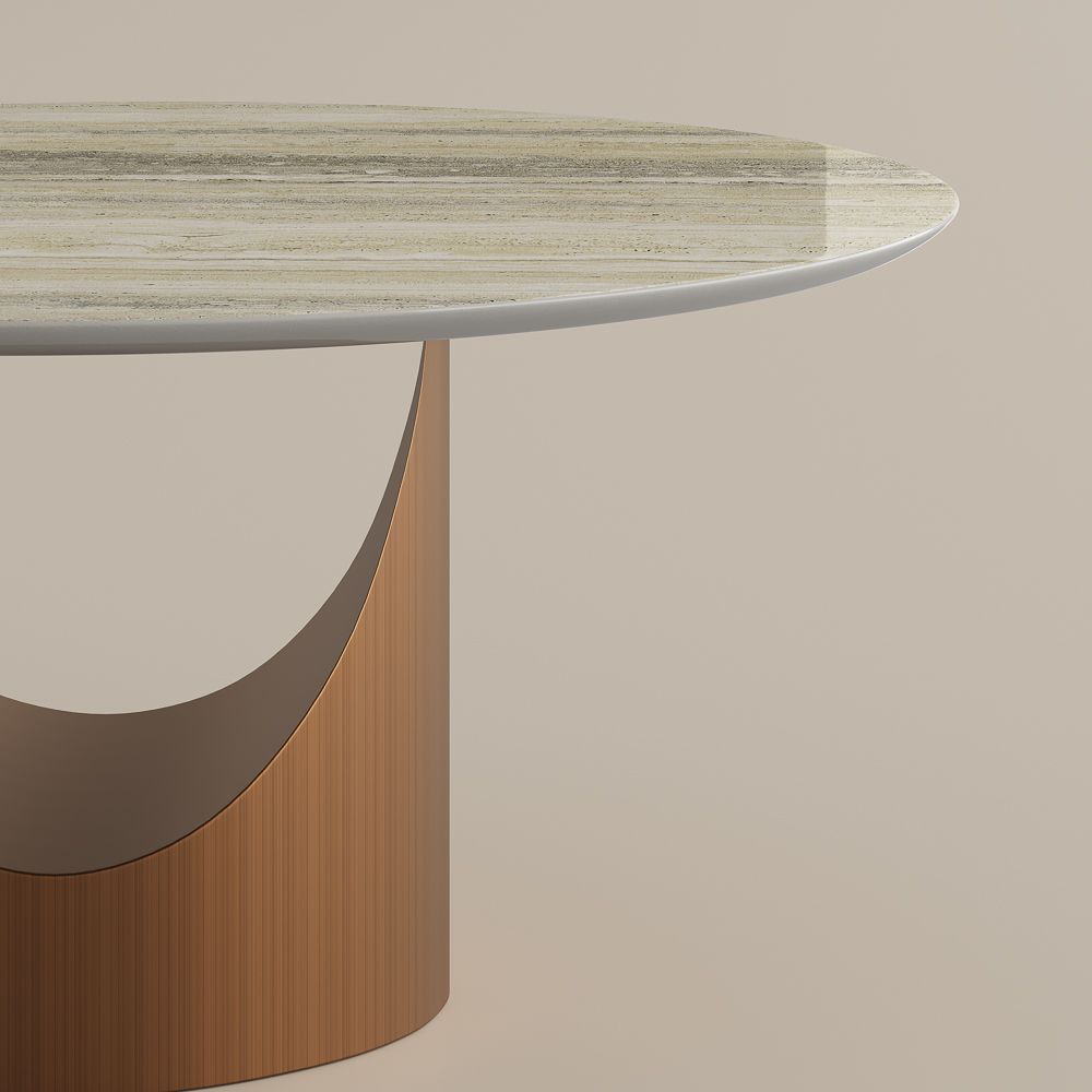 Kitchen Black Natural Marble Dining Tables