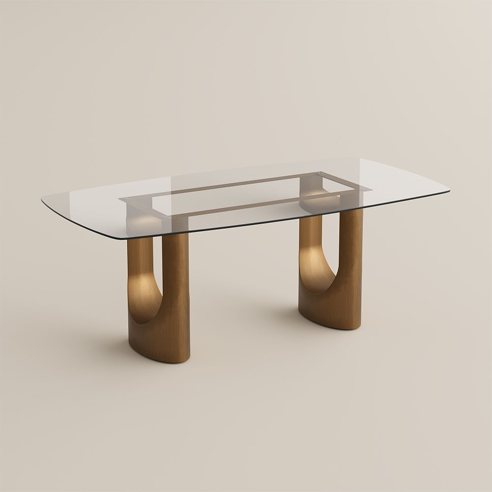 Kitchen Clear Glass Dining Tables