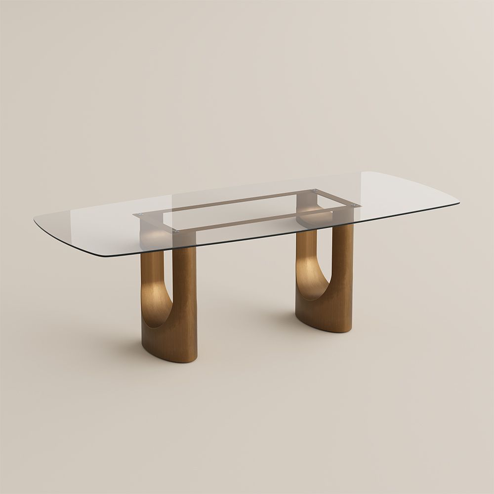 Clear Clear Glass Dining Tables