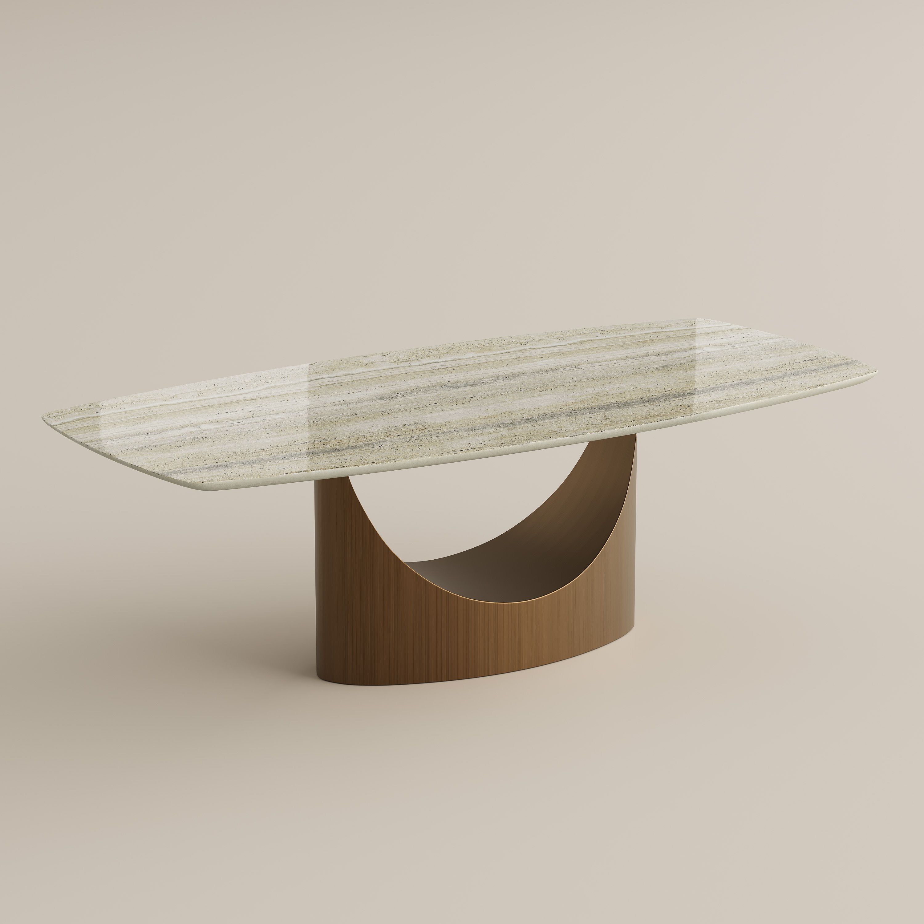 Yellow Natural Marble Dining Tables