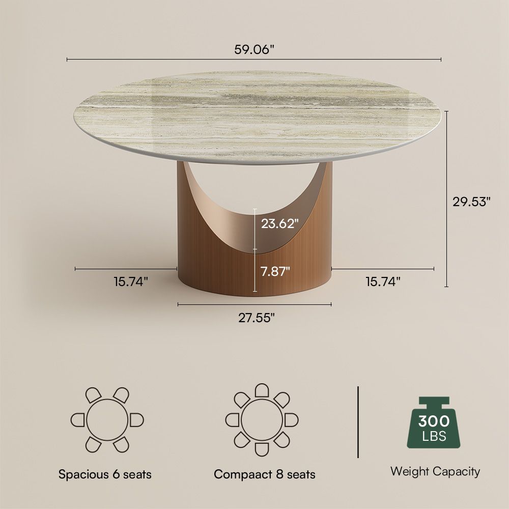 Yellow Yellow Natural Marble Dining Tables