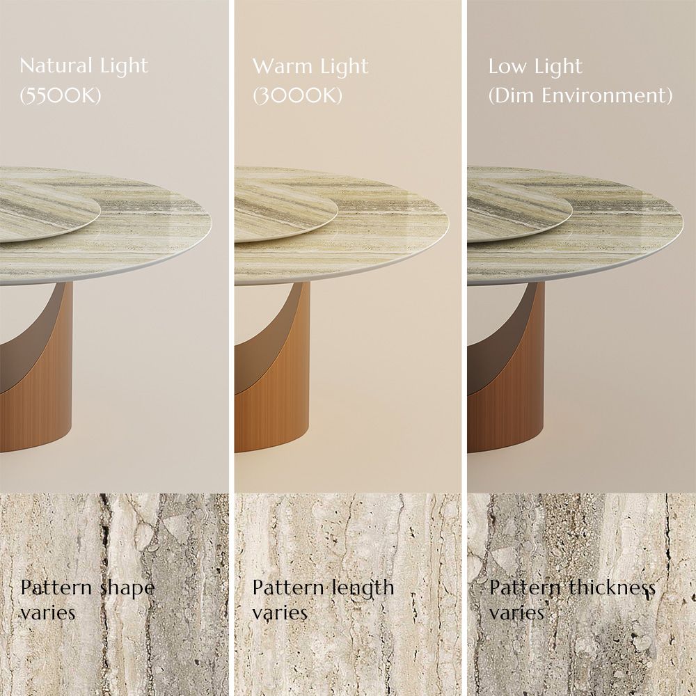 Yellow Natural Marble Dining Tables