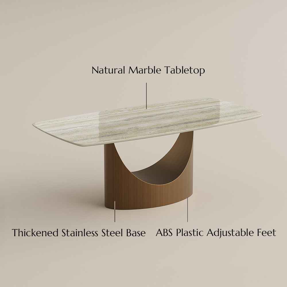 Yellow Yellow Natural Marble Dining Tables