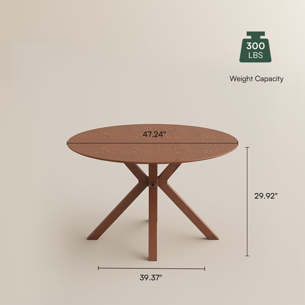 Plywood Walnut Color Plywood Dining Room Set