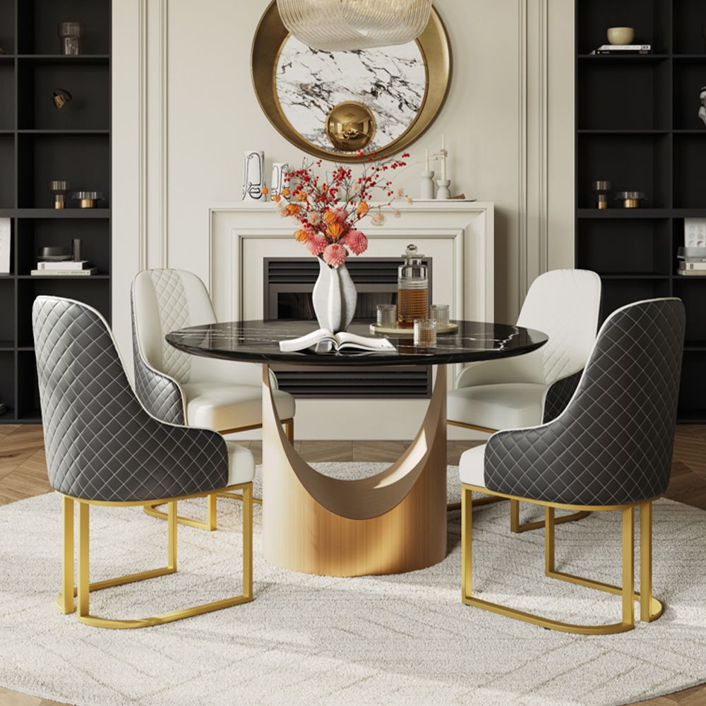 Marble Black Natural Marble Dining Tables