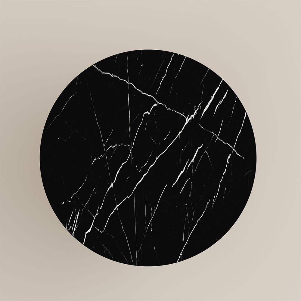 White Black Natural Marble Dining Tables