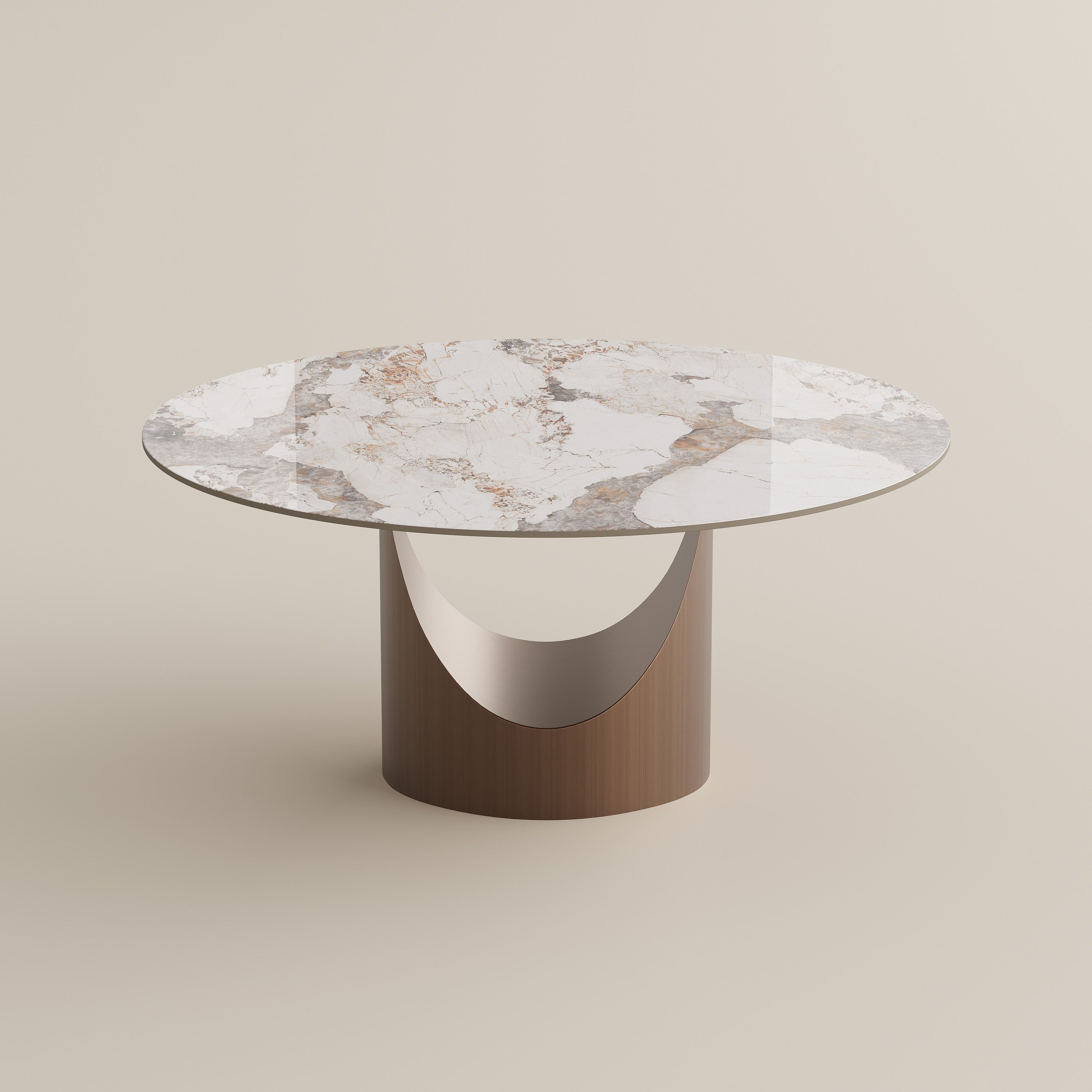Hobart Pandora Glossy Sintered Stone Dining Tables