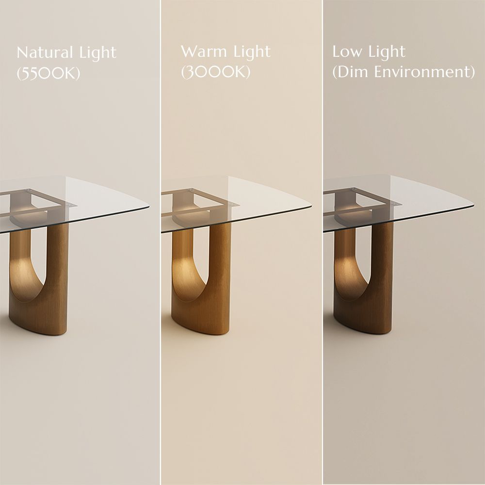 for 6 Clear Glass Dining Tables