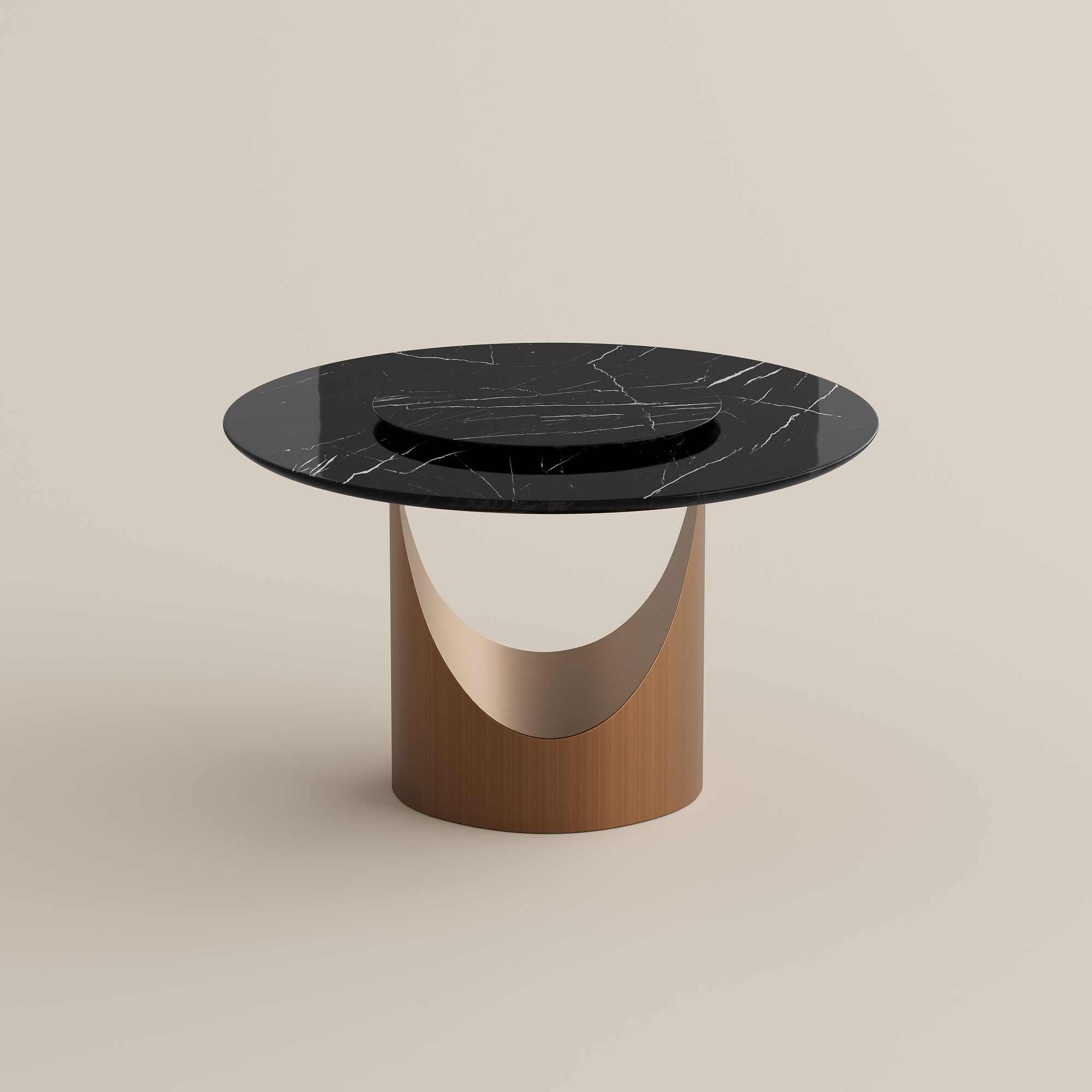 Black Natural Marble Dining Tables