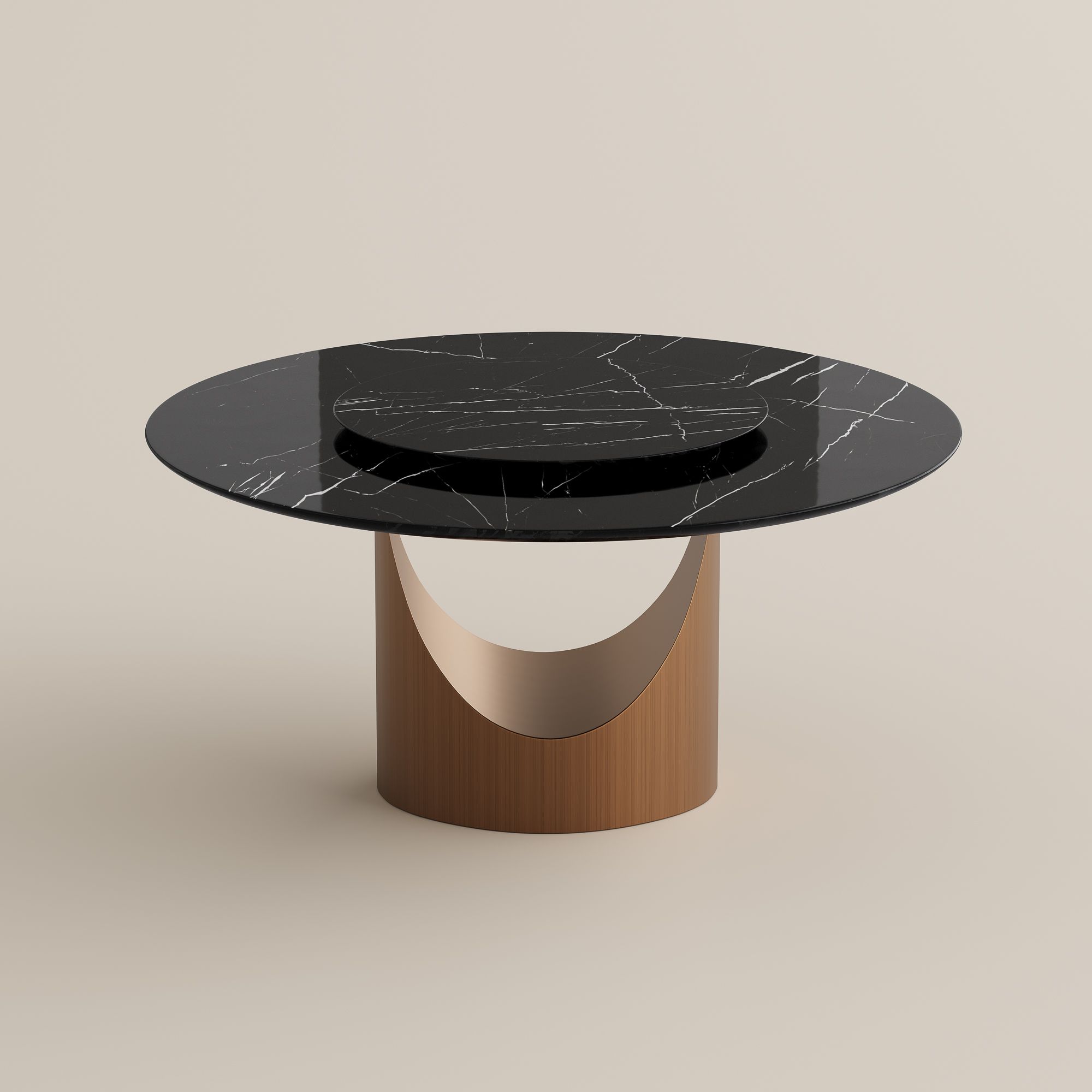 Black Natural Marble Dining Tables