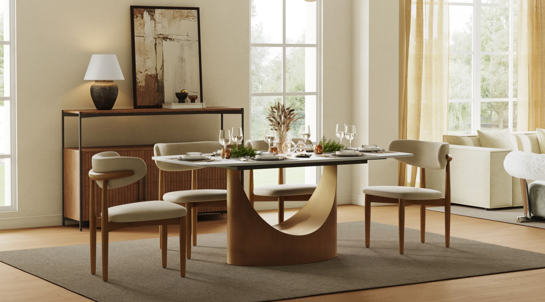 Modern Luxury Kitchen Dining Room Table