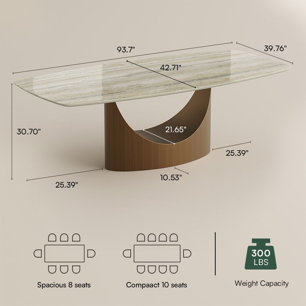 Marble Yellow Natural Marble Dining Tables