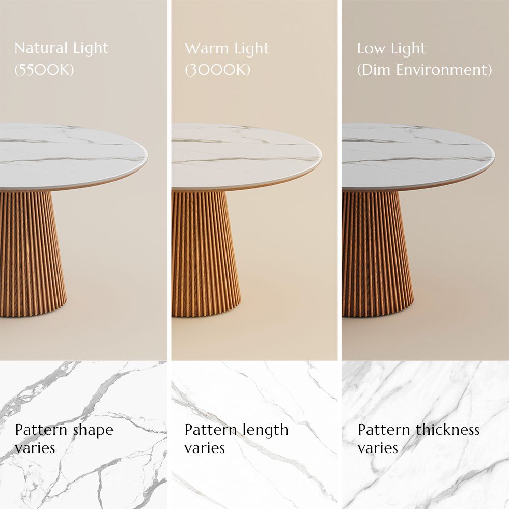 Silva White Glossy Sintered Stone Dining Tables