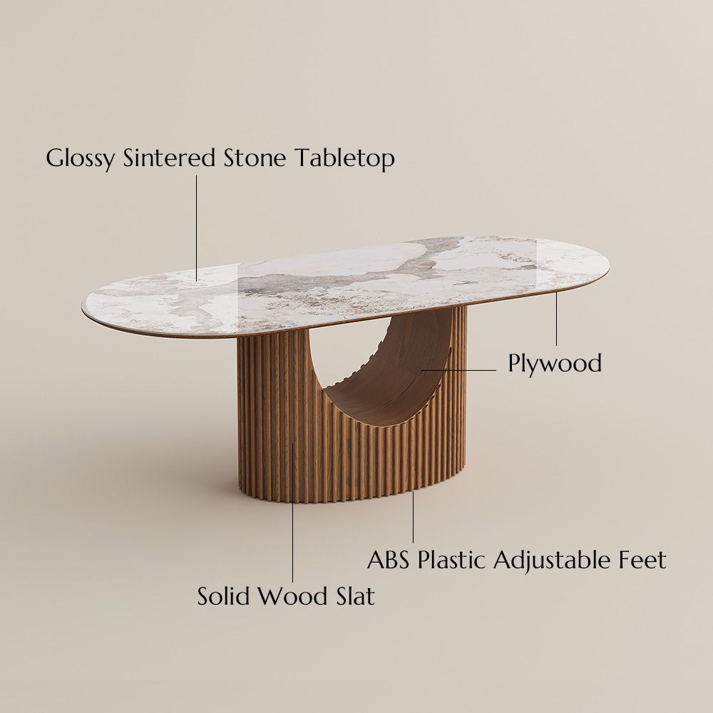 Walnut Pandora Solid +PlyWood Dining Tables