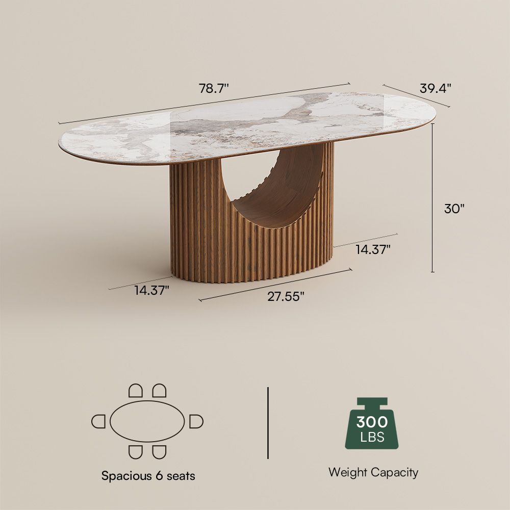Base Pandora Solid +PlyWood Dining Tables