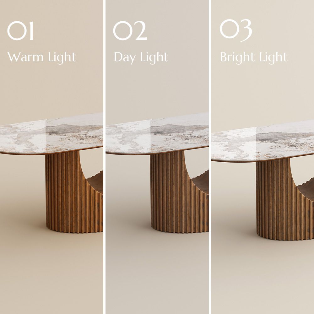 Seats 6 Pandora Solid +PlyWood Dining Tables