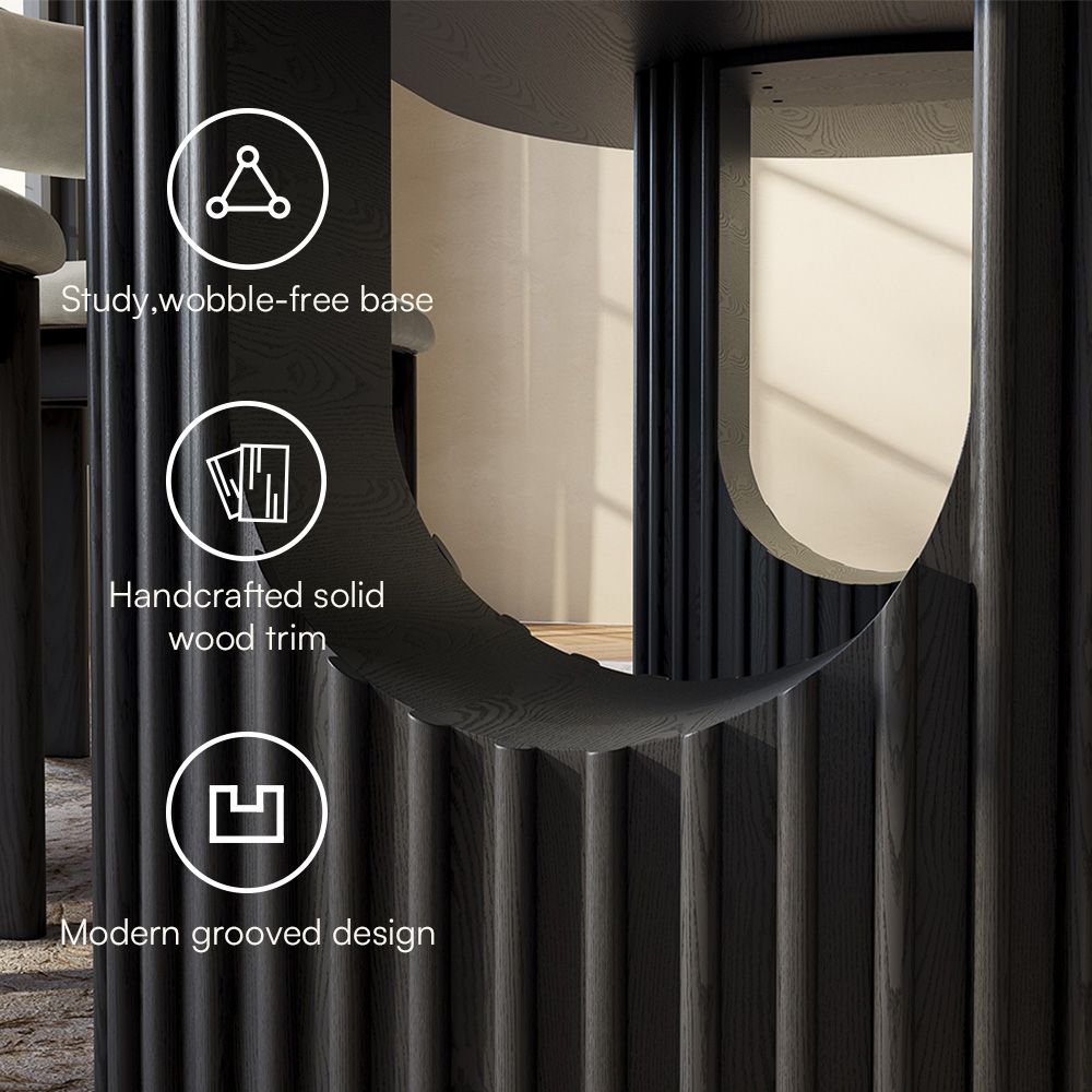 Sintered Stone White Glossy Sintered Stone Dining Tables