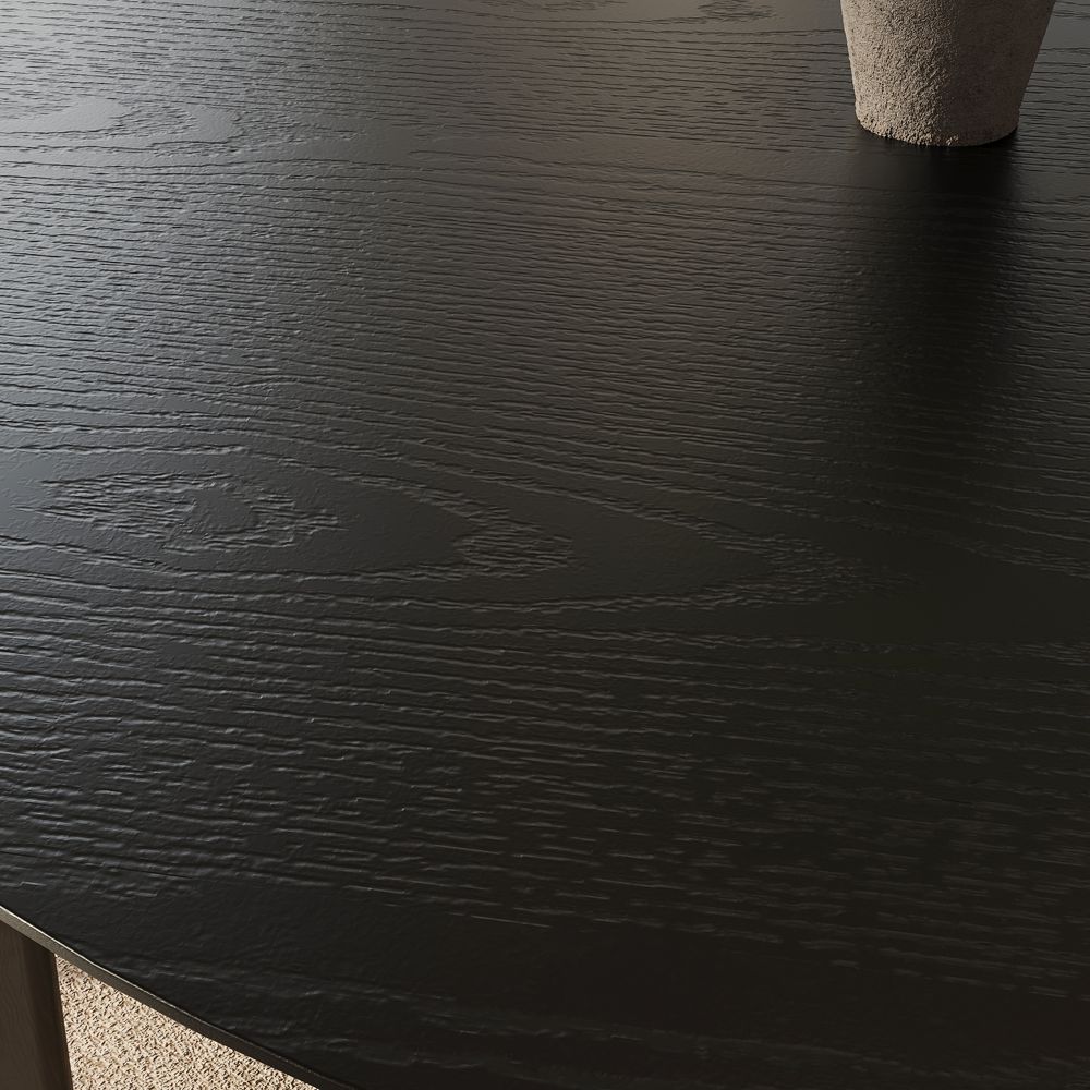 Seats 4 Black Plywood Dining Tables