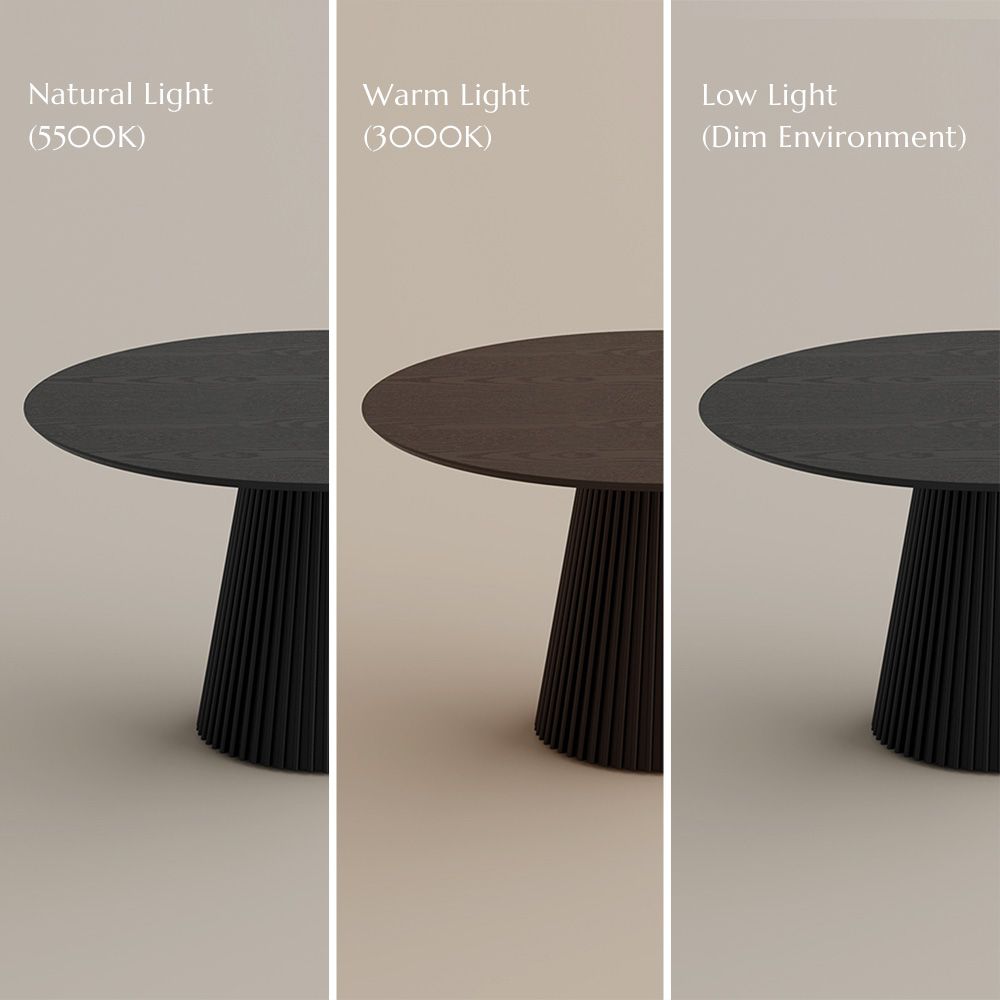 Walnut Color Black Plywood Dining Tables