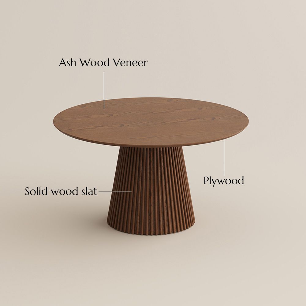 Mid Century Walnut Color Plywood Dining Tables