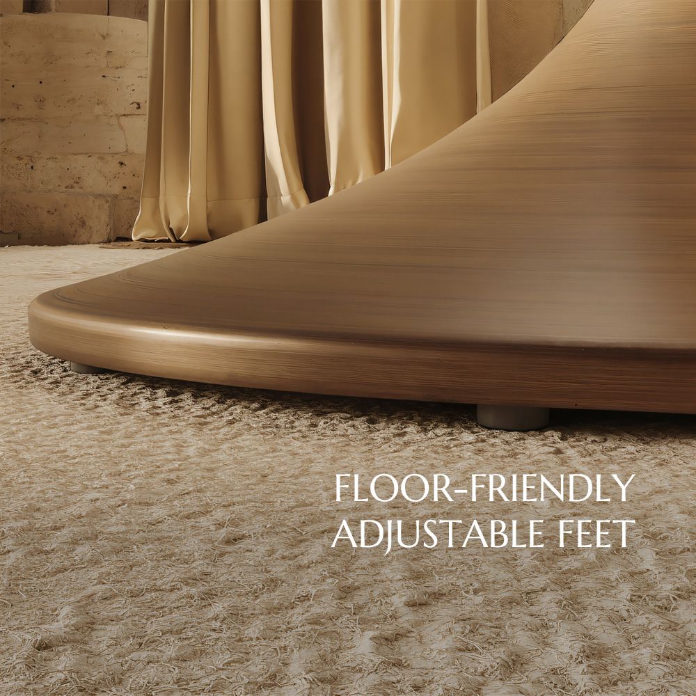 Living Room White Glossy Sintered Stone Dining Tables