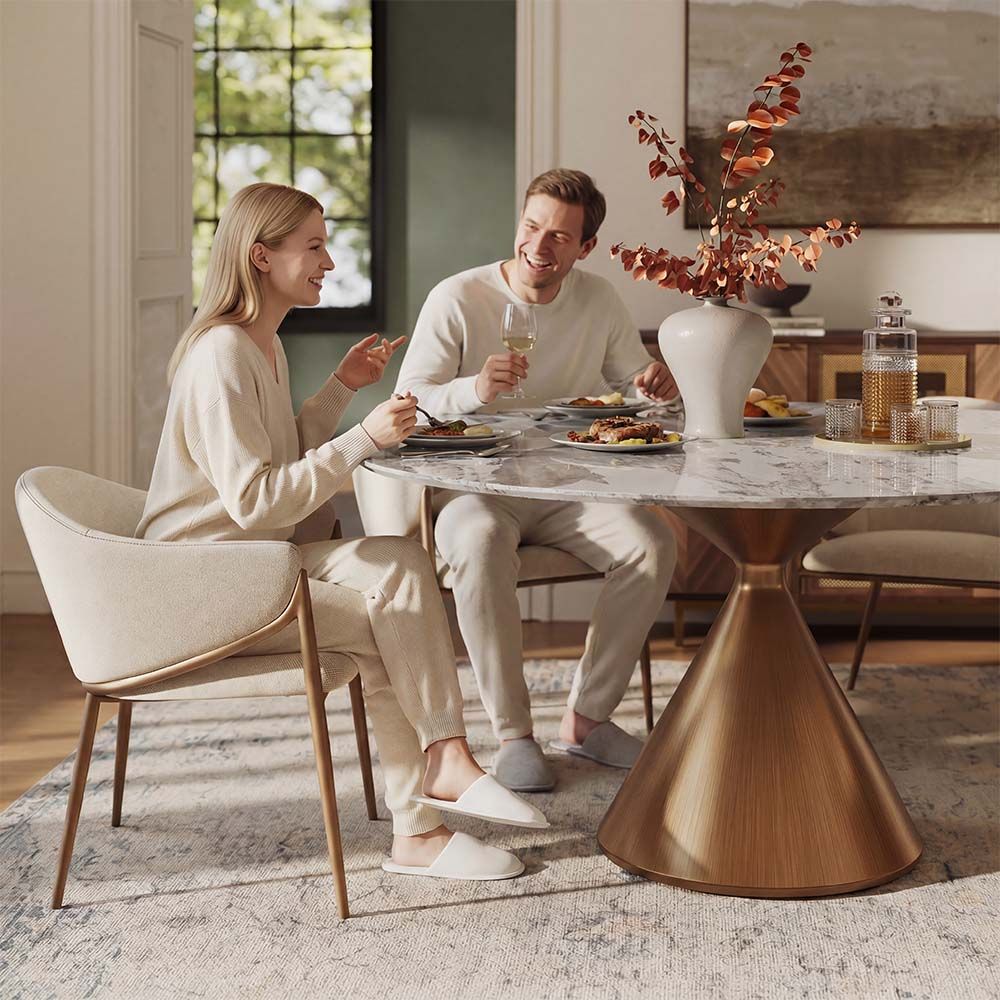 New Pandora Glossy Sintered Stone Dining Tables