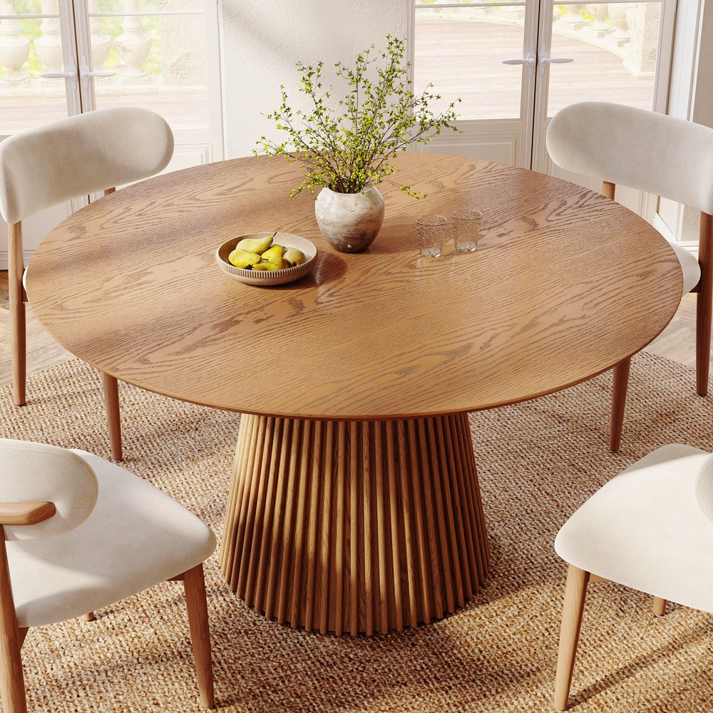 Wood Walnut Color Plywood Dining Tables