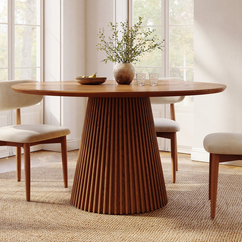 Living Room Walnut Color Plywood Dining Tables