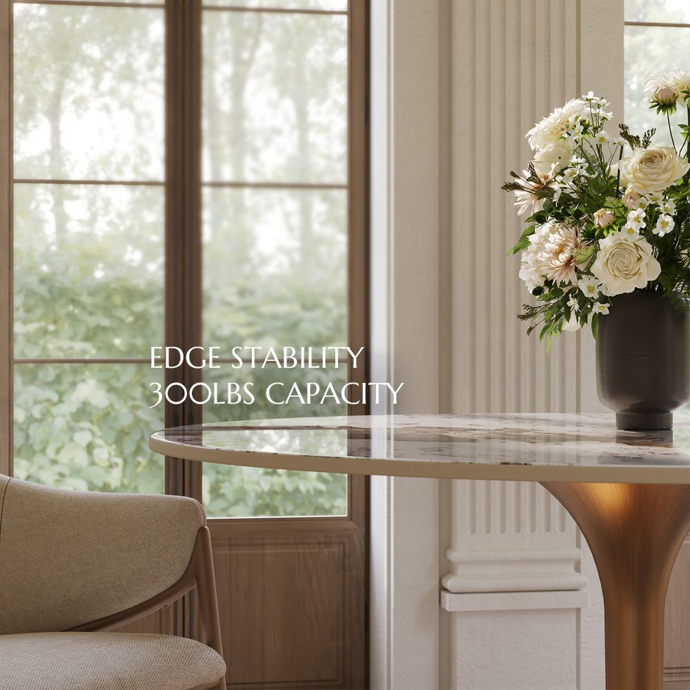 Pandora Glossy Sintered Stone Dining Tables