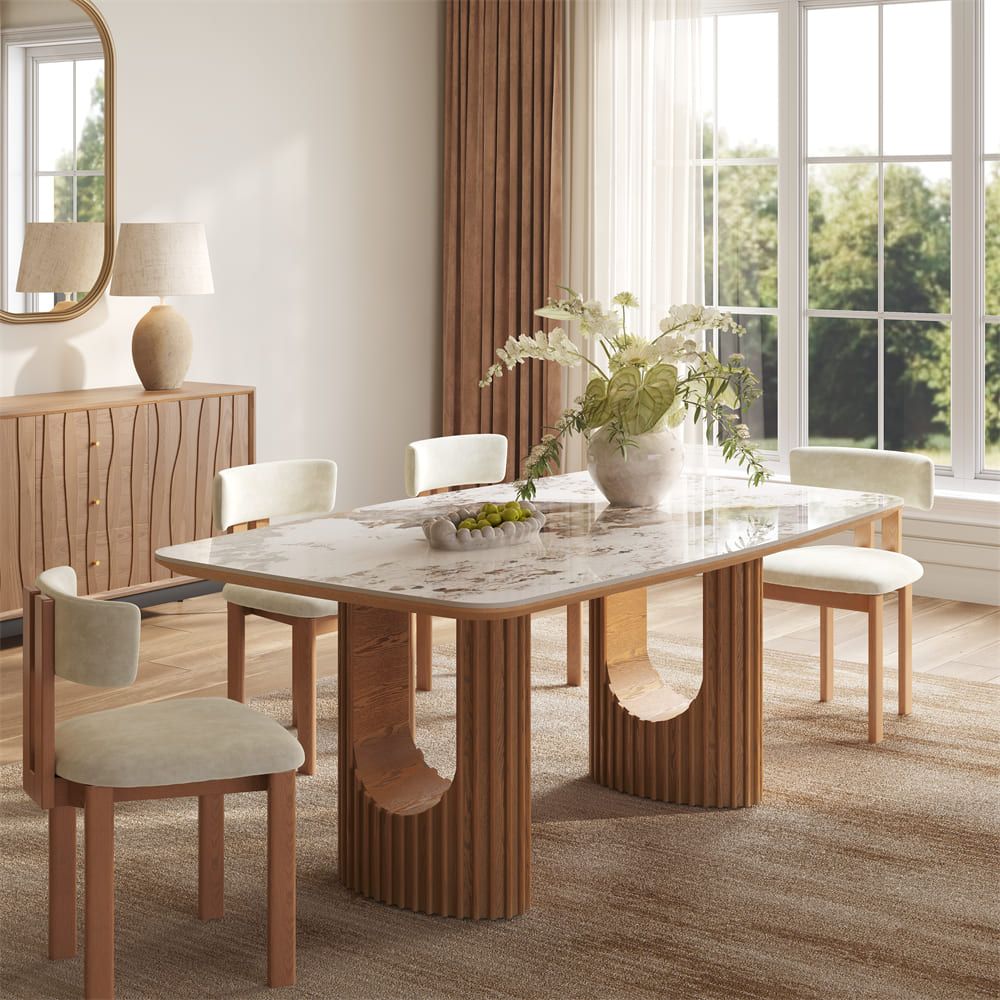 Pandora Pandora Glossy Sintered Stone Dining Tables