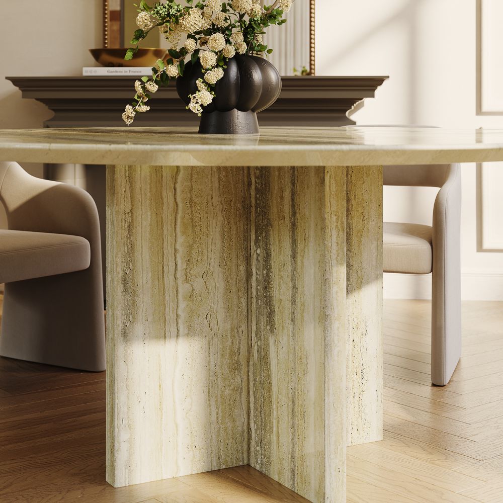 Yellow Yellow Marble Dining Tables