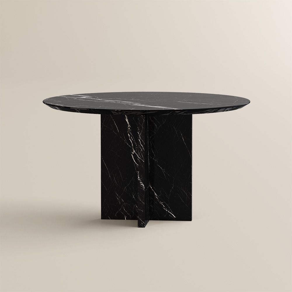 Living Spaces Black Marble Dining Tables