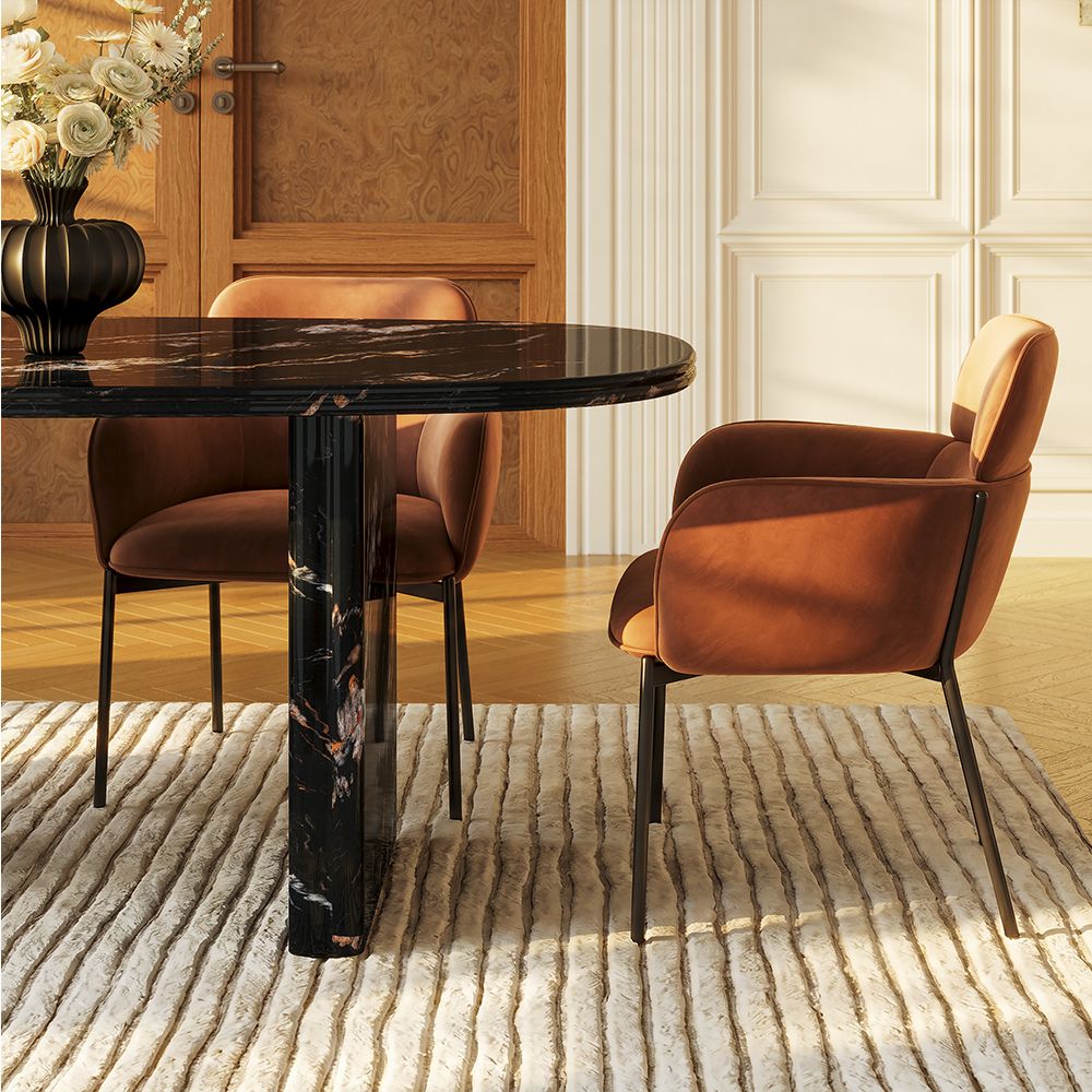 Living Spaces Black Marble Dining Tables