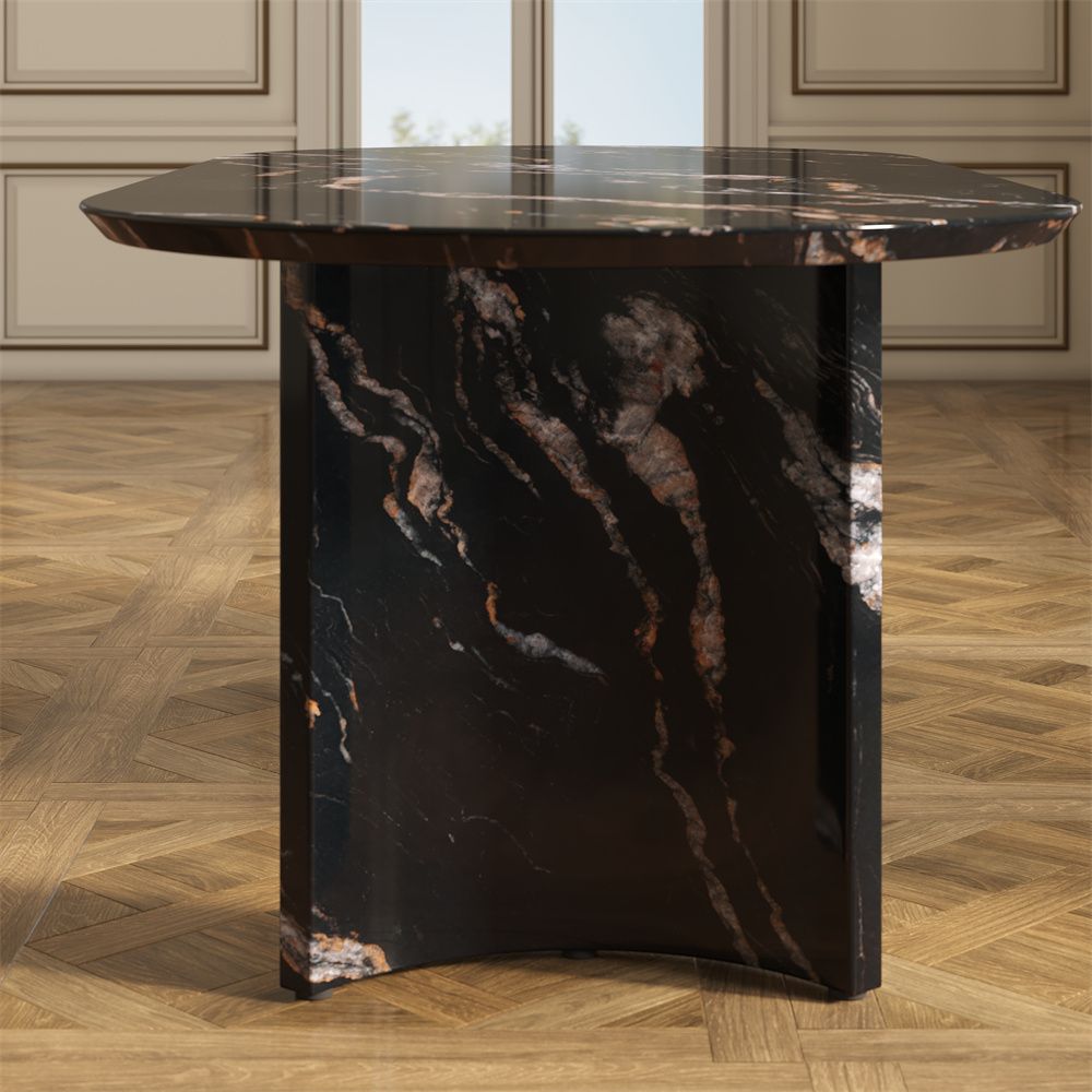 Marble Black Marble Dining Tables