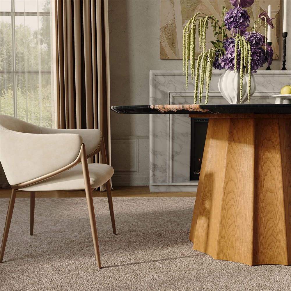 Luxury Black Marble Dining Tables