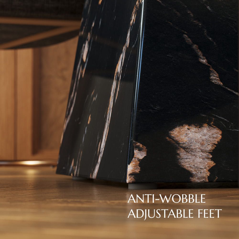 Black Black Marble Dining Tables