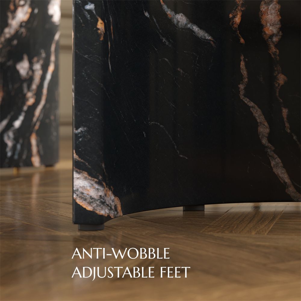 Traditional Black Marble Dining Tables