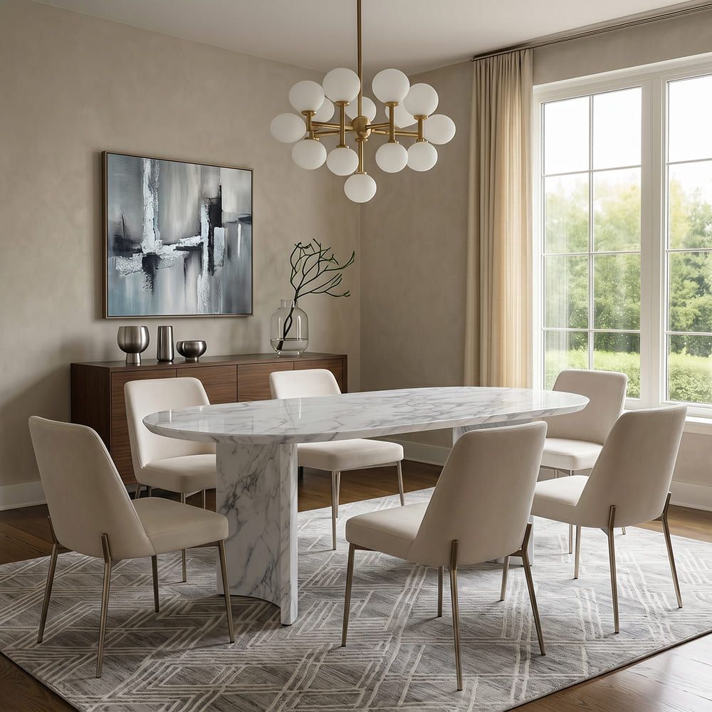 White Marble Dining Tables