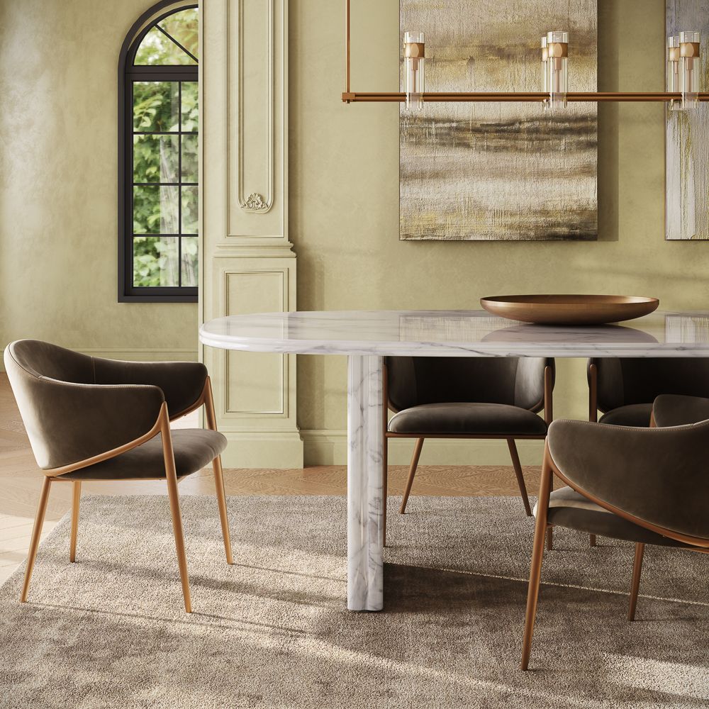 Minimalist White Dining Tables