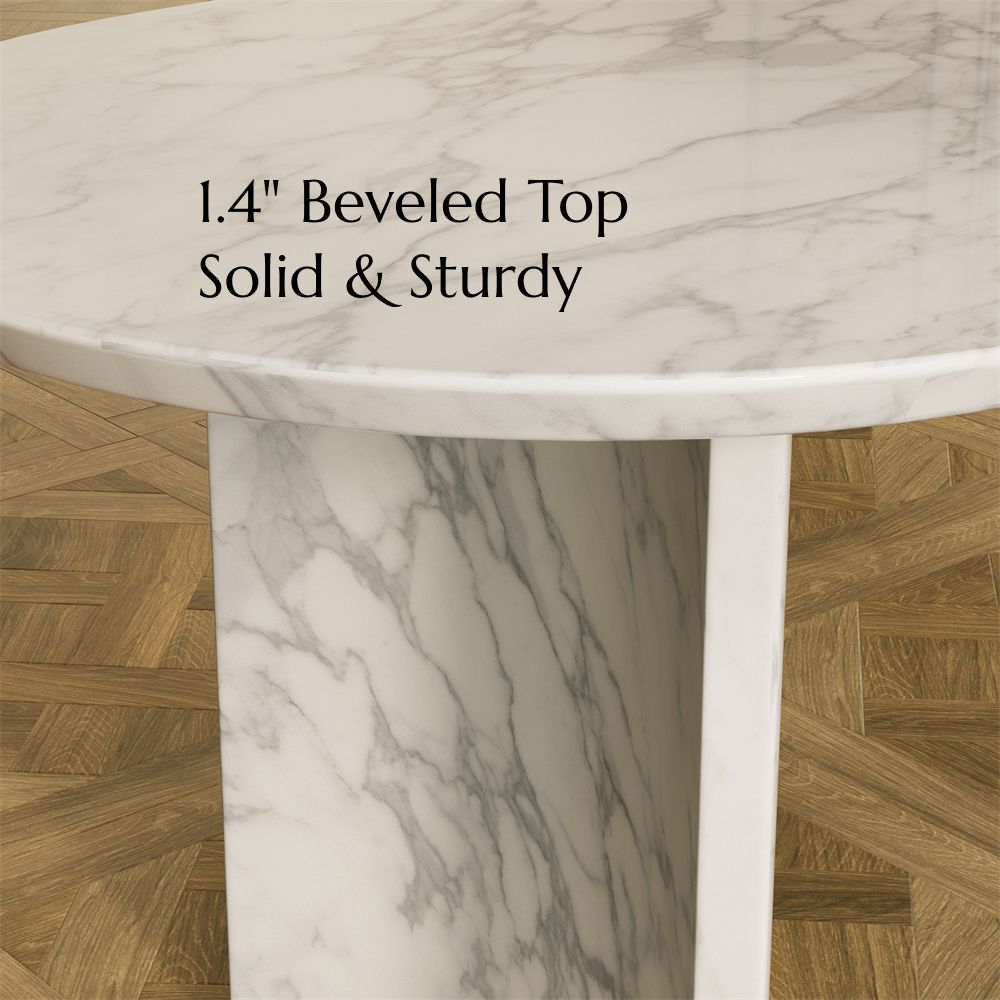 Modern Luxury White Marble Dining Tables